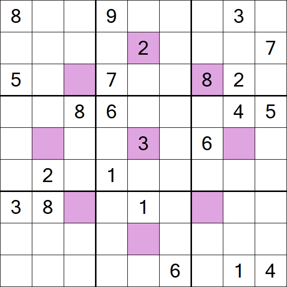Asterisk Sudoku - Difícil