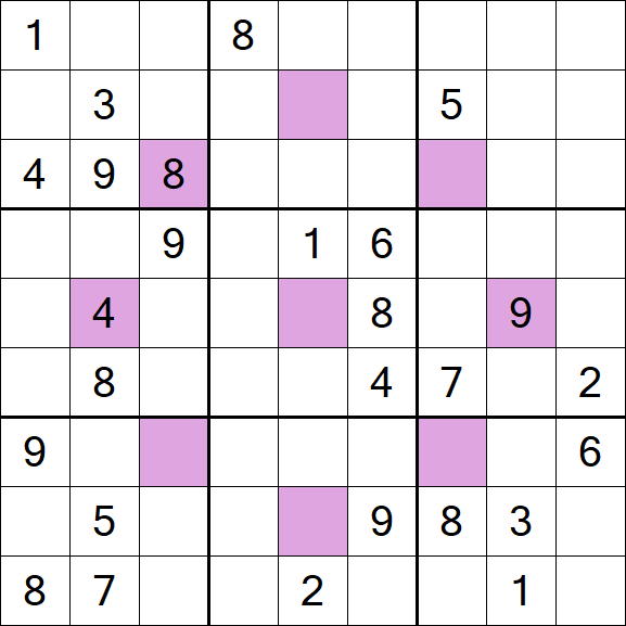 Asterisk Sudoku - Difícil