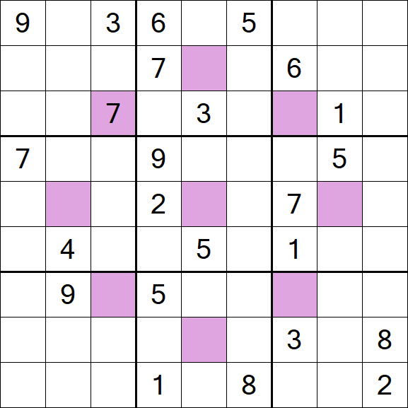 Asterisk Sudoku - Difícil