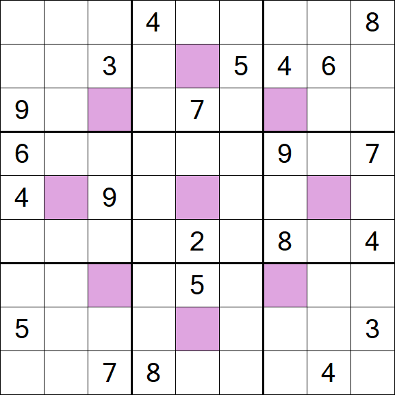Asterisk Sudoku - Difícil