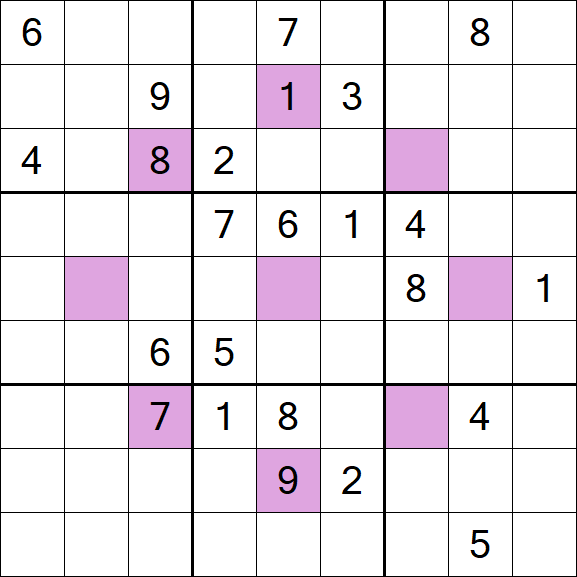 Asterisk Sudoku - Difícil