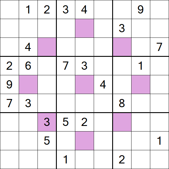 Asterisk Sudoku - Difícil