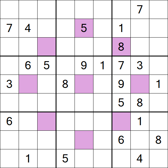 Asterisk Sudoku - Difícil