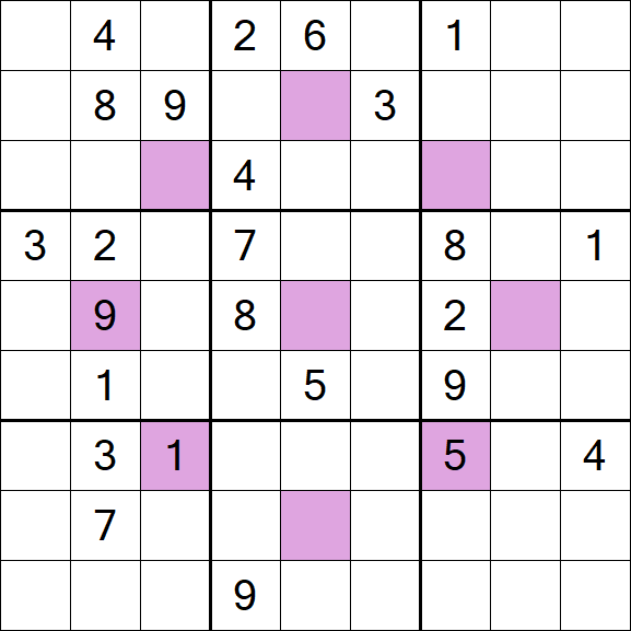 Asterisk Sudoku - Difícil