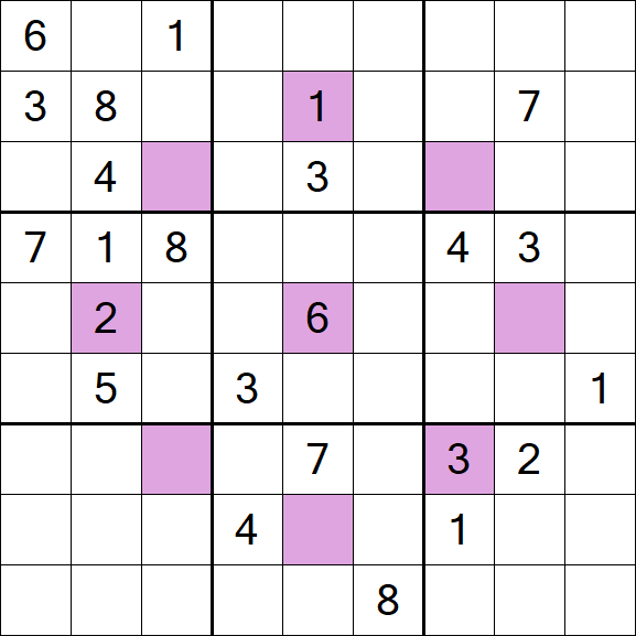 Asterisk Sudoku - Difícil