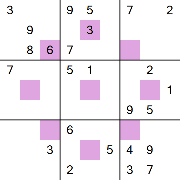 Asterisk Sudoku - Difícil