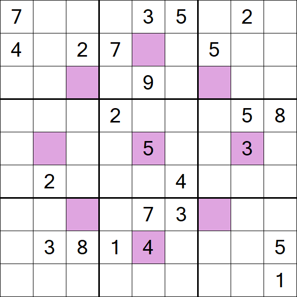 Asterisk Sudoku - Difícil