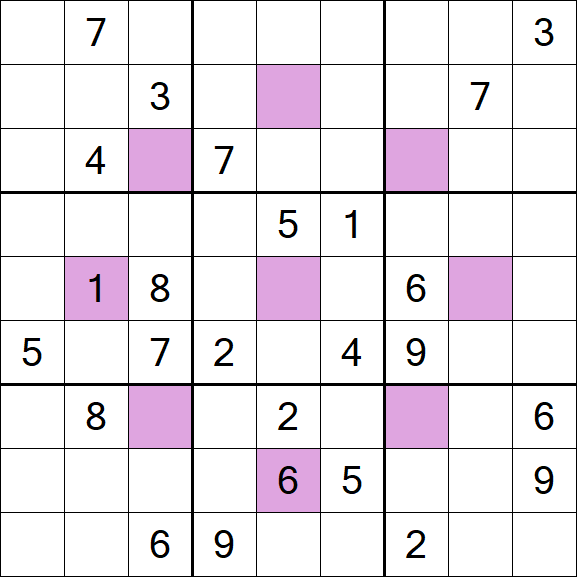 Asterisk Sudoku - Difícil