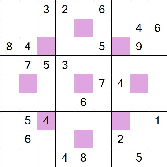 Asterisk Sudoku - Difficile