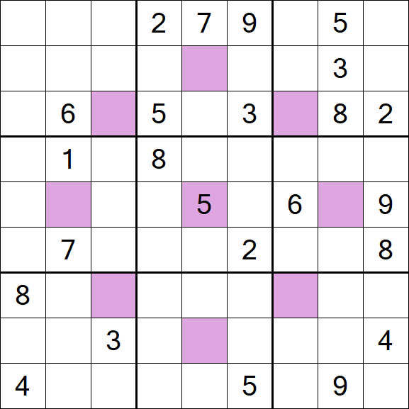 Asterisk Sudoku - Difficile