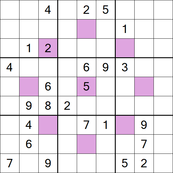 Asterisk Sudoku - Difícil