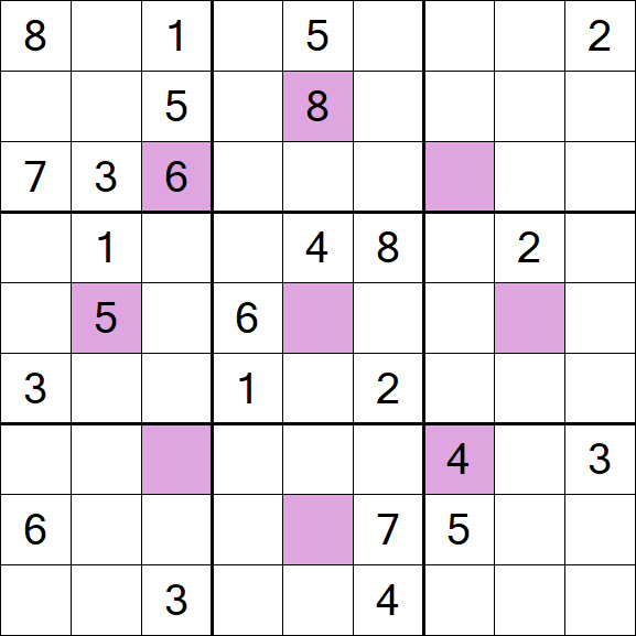 Asterisk Sudoku - Difícil