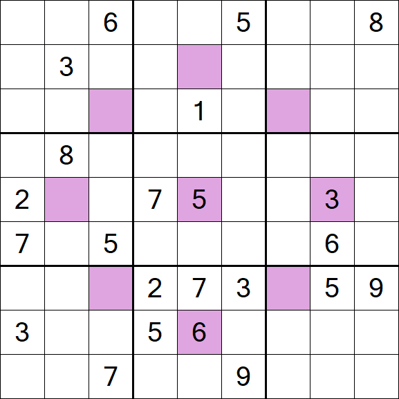Asterisk Sudoku - Hard