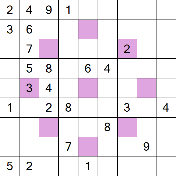 Asterisk Sudoku - Hard