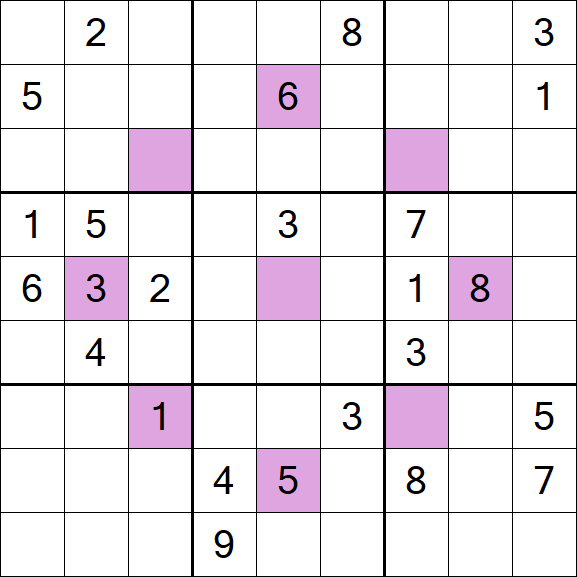 Asterisk Sudoku - Hard