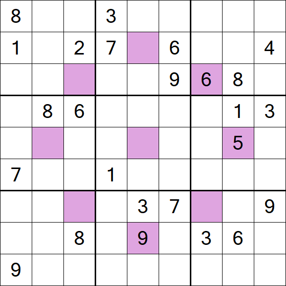 Asterisk Sudoku - Hard