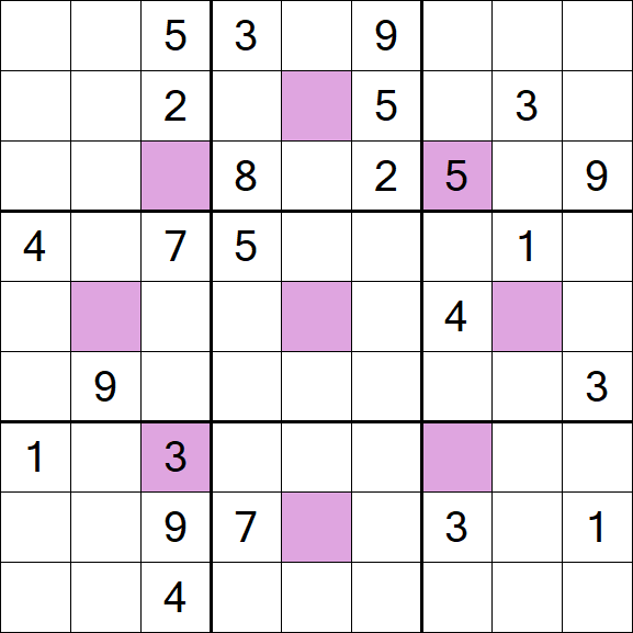Asterisk Sudoku - Hard