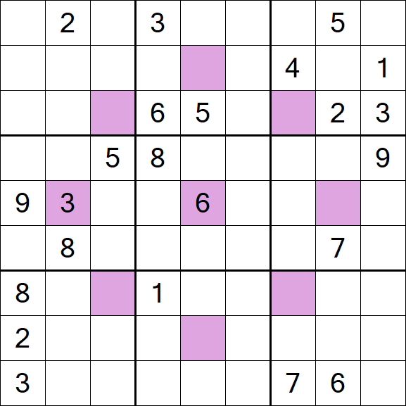 Asterisk Sudoku - Difícil