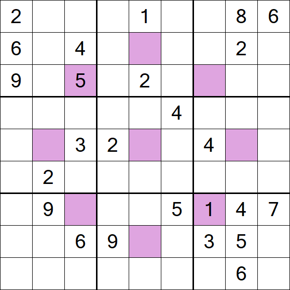 Asterisk Sudoku - Hard