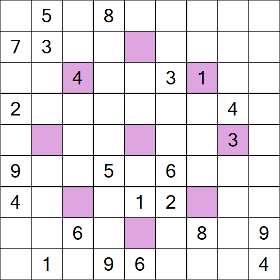 Asterisk Sudoku - Difícil