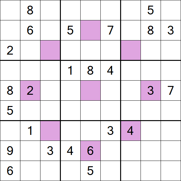 Asterisk Sudoku - Difícil