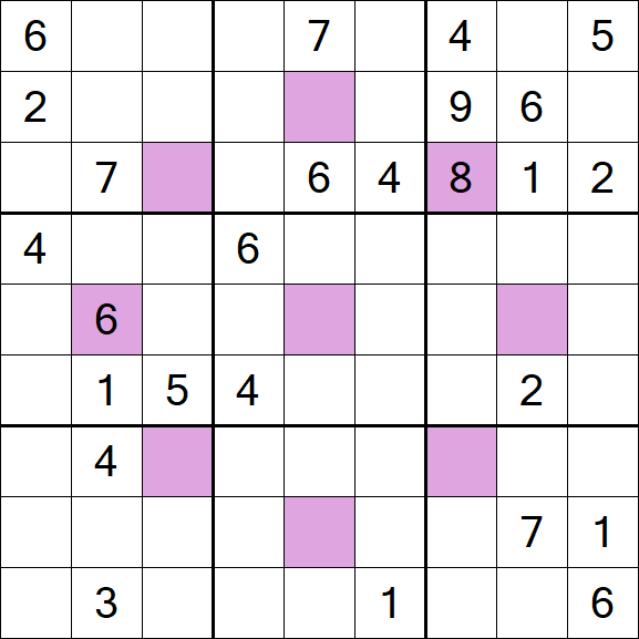 Asterisk Sudoku - Difícil