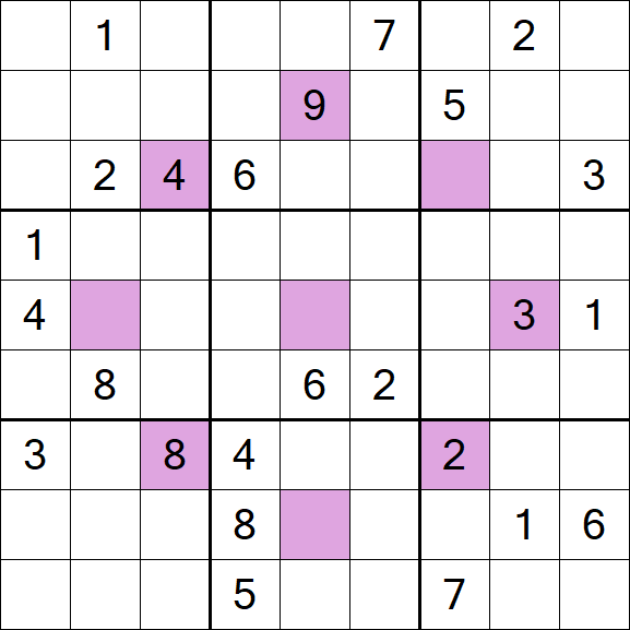 Asterisk Sudoku - Difícil