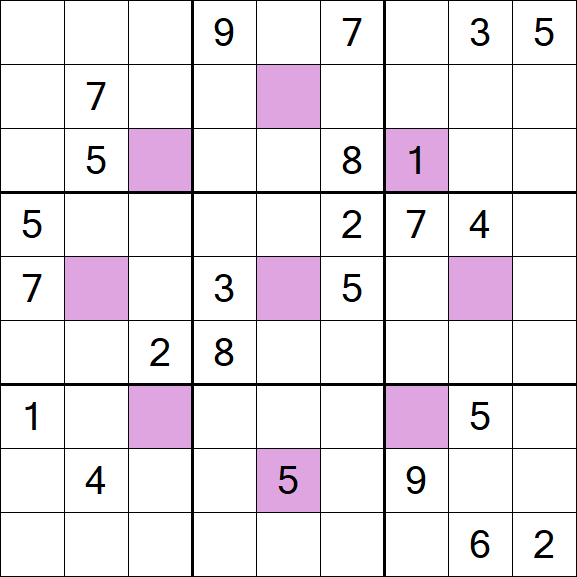 Asterisk Sudoku - Difícil