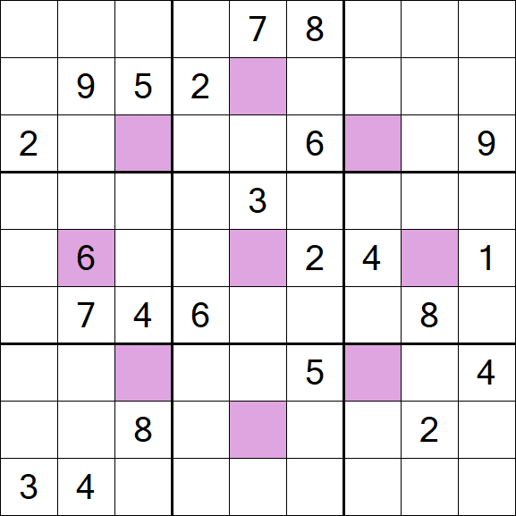 Asterisk Sudoku - Difícil