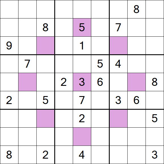 Asterisk Sudoku - Difícil
