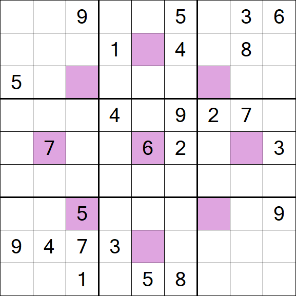 Asterisk Sudoku - Difícil