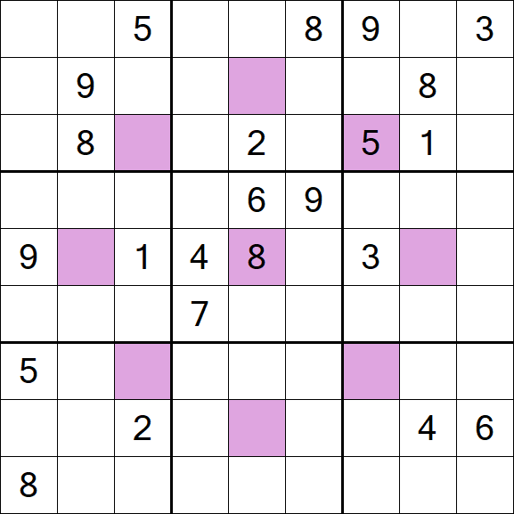 Asterisk Sudoku - Difícil