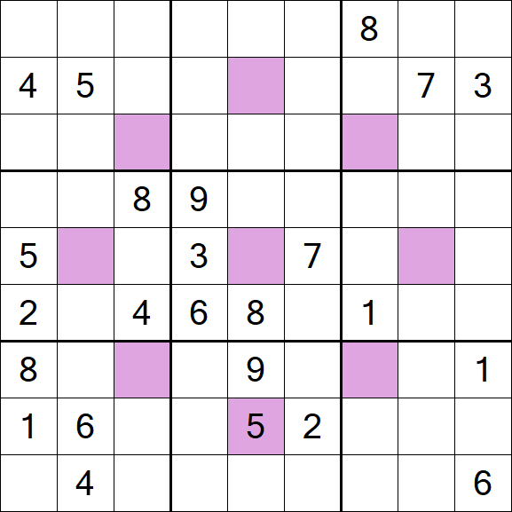 Asterisk Sudoku - Difícil