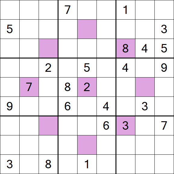 Asterisk Sudoku - Difícil