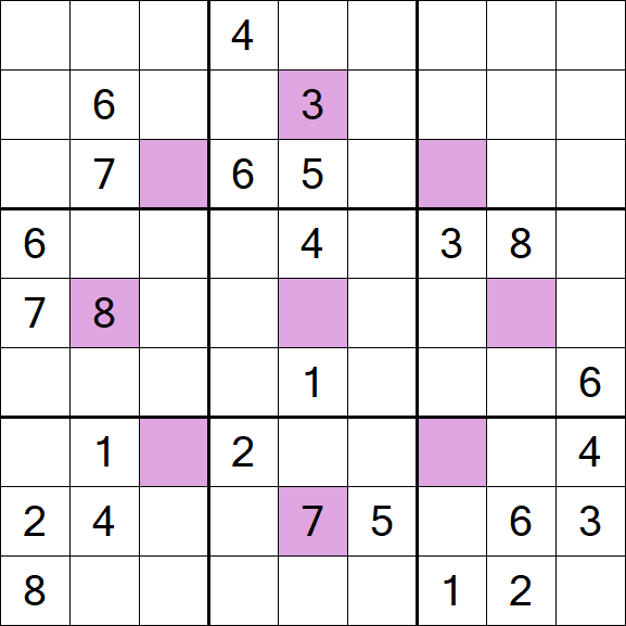 Asterisk Sudoku - Difícil
