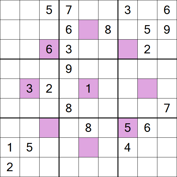 Asterisk Sudoku - Difícil