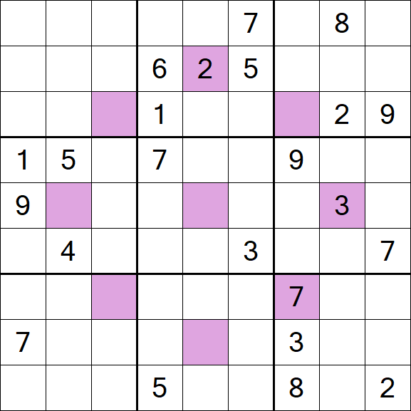 Asterisk Sudoku - Difícil