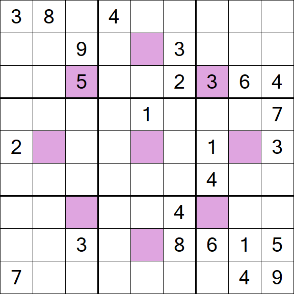 Asterisk Sudoku - Difícil