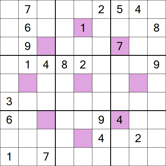 Asterisk Sudoku - Difícil