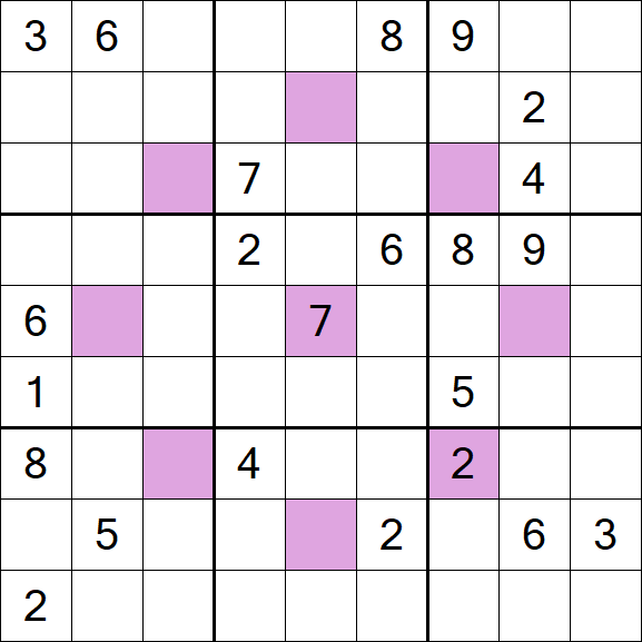 Asterisk Sudoku - Difícil