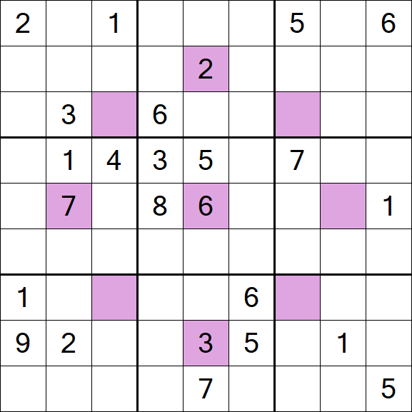 Asterisk Sudoku - Difícil