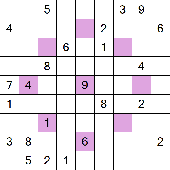 Asterisk Sudoku - Difícil