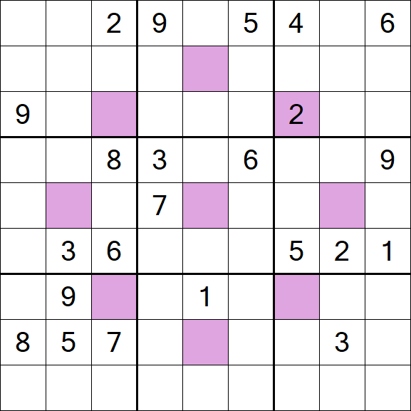 Asterisk Sudoku - Difícil