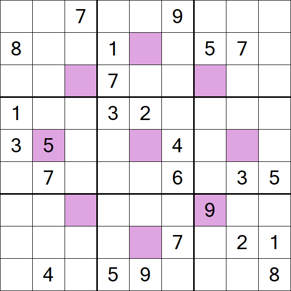Asterisk Sudoku - Difícil