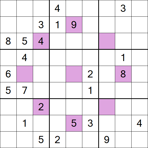 Asterisk Sudoku - Difícil