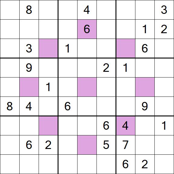Asterisk Sudoku - Difícil