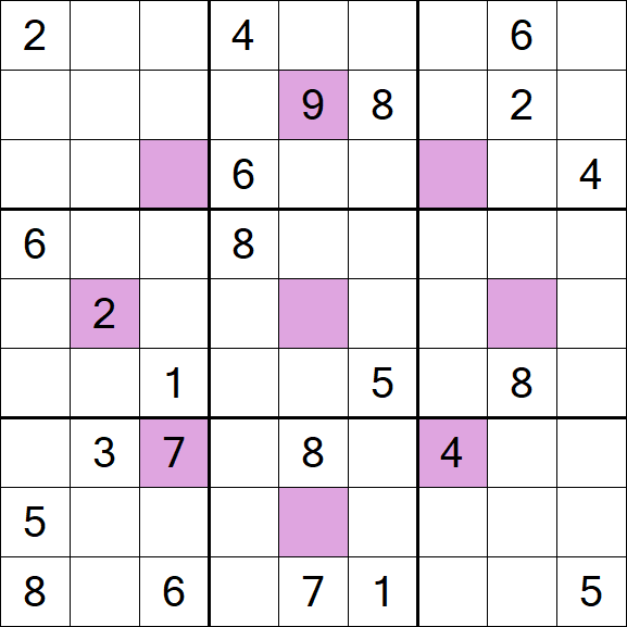 Asterisk Sudoku - Difícil