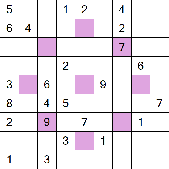 Asterisk Sudoku - Difícil
