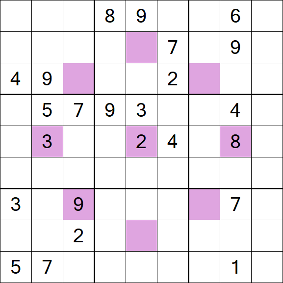 Asterisk Sudoku - Difícil
