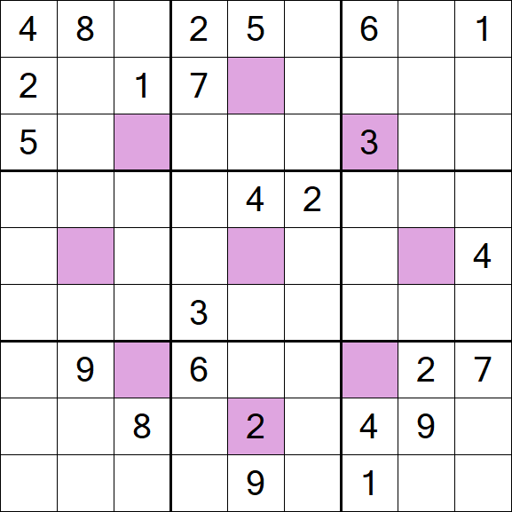 Asterisk Sudoku - Difícil